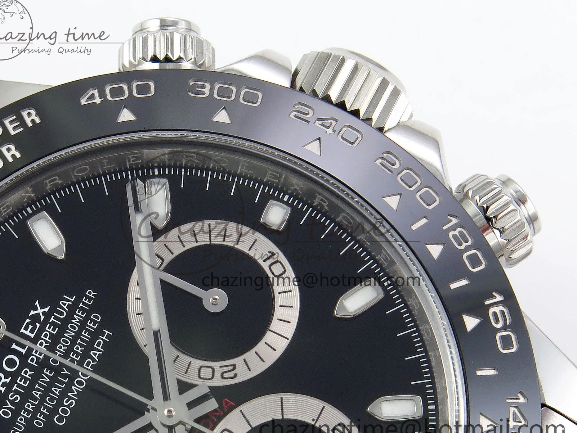 MiroTime 0118 Refined Daytona 116500 Clean 1:1 Best Edition 904L SS Case and Bracelet Black Dial SA4130 V 1552